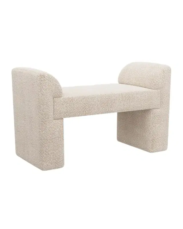 Arteriors Windemere Sherpa Bench - 49"