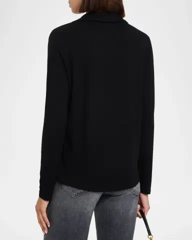 MAJESTIC FILATURES Soft Touch Button-Front Shirt | Thumbnail 3