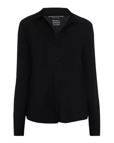 MAJESTIC FILATURES Soft Touch Button-Front Shirt | Thumbnail 1