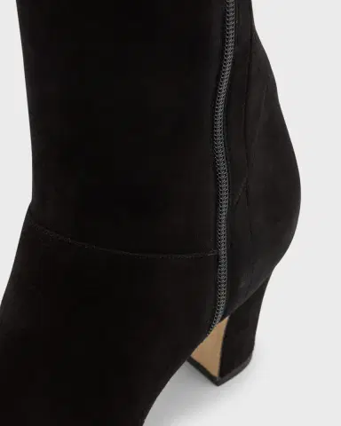 Manolo Blahnik Pitana Suede Block-Heel Knee Boots | Thumbnail 4