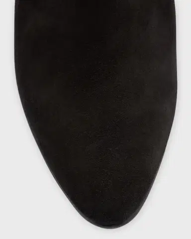 Manolo Blahnik Pitana Suede Block-Heel Knee Boots | Thumbnail 5