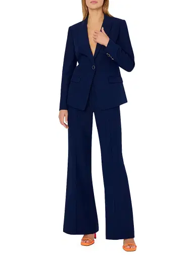 Milly Women's Avery Cady Blazer - Navy - Size 12 | Thumbnail 2 Milly Women's Avery Cady Blazer - Navy - Size 12 | Thumbnail 2