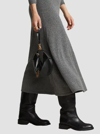 Polo Ralph Lauren Women's Mini Polo ID Leather Shoulder Bag - Black | Thumbnail 7 Polo Ralph Lauren Women's Mini Polo ID Leather Shoulder Bag - Black | Thumbnail 7