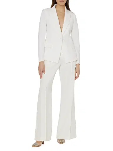 Milly Women's Avery Cady Blazer - Ecru - Size 12 | Thumbnail 2