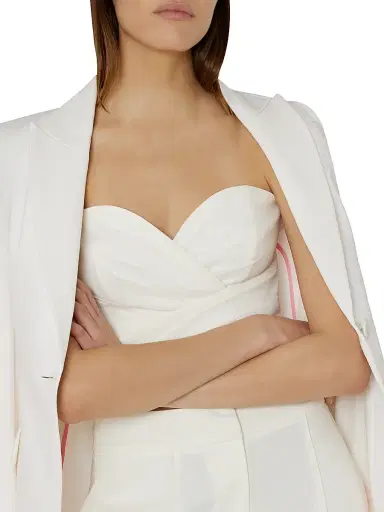 Milly Women's Avery Cady Blazer - Ecru - Size 12 | Thumbnail 4
