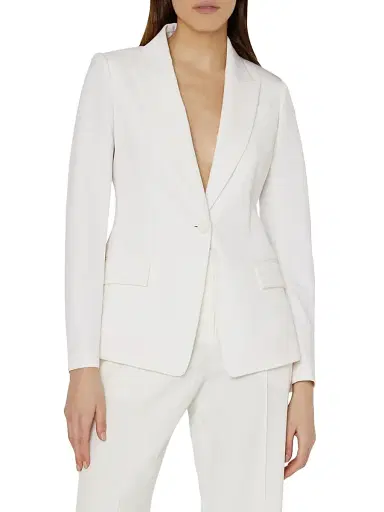 Milly Women's Avery Cady Blazer - Ecru - Size 12 | Thumbnail 5