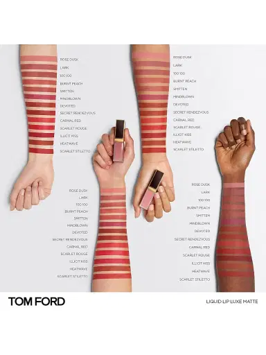 Tom Ford Women's Liquid Lip Luxe Matte - Smitten | Thumbnail 5 Tom Ford Women's Liquid Lip Luxe Matte - Smitten | Thumbnail 5
