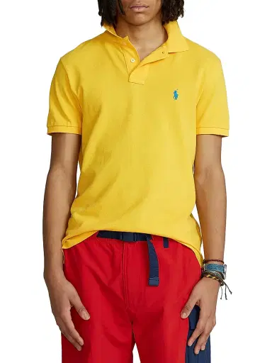 Polo Ralph Lauren Men's Slim-Fit Polo - Yellow Fin - Size XXL | Thumbnail 3 Polo Ralph Lauren Men's Slim-Fit Polo - Yellow Fin - Size XXL | Thumbnail 3