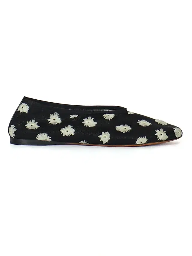 Proenza Schouler Women's Tee Embroidered Slipper Ballet Flats - Black Resin