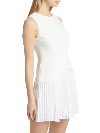 Milly Women's Haddy Pleated Minidress | Thumbnail 4 Milly Women's Haddy Pleated Minidress | Thumbnail 4