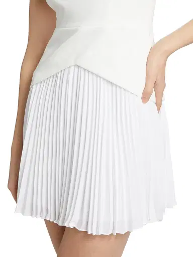 Milly Women's Haddy Pleated Minidress | Thumbnail 6 Milly Women's Haddy Pleated Minidress | Thumbnail 6