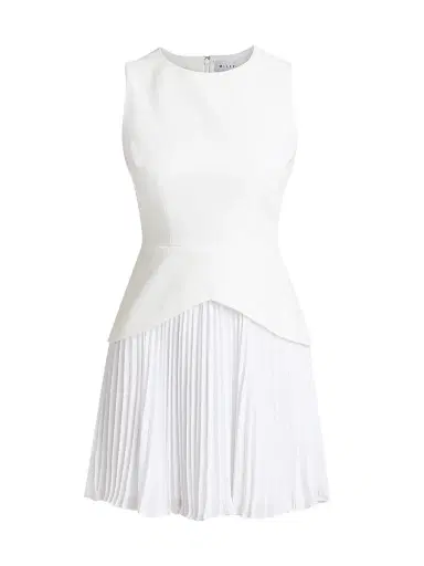 Milly Women's Haddy Pleated Minidress | Thumbnail 1 Milly Women's Haddy Pleated Minidress | Thumbnail 1