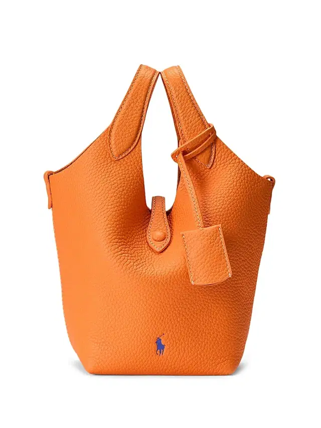 Polo Ralph Lauren Women's Play Leather Top Handle Bag - Orange Peel