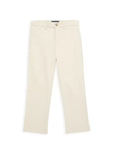 Polo Ralph Lauren Little Boy's & Boy's Flat Front Pants - Sand - Size 8 | Thumbnail 1