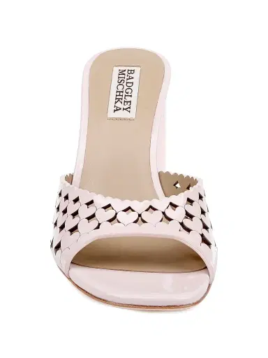 BADGLEY MISCHKA Women's Omni 85MM Patent Leather Sandals | Thumbnail 5 BADGLEY MISCHKA Women's Omni 85MM Patent Leather Sandals | Thumbnail 5