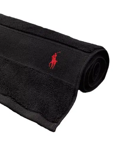 Ralph Lauren Polo Player Cotton Bath Mat - Polo Black - Size Bath Mat | Thumbnail 1