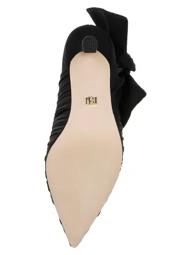 BADGLEY MISCHKA Women's Vanesa 85MM Pleated Satin Pumps | Thumbnail 6 BADGLEY MISCHKA Women's Vanesa 85MM Pleated Satin Pumps | Thumbnail 6