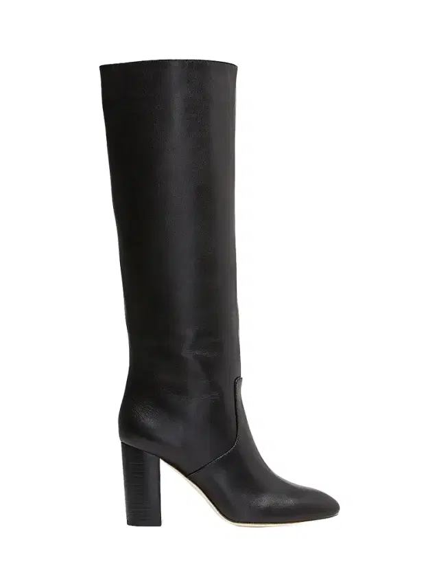 Women's Goldy Knee-High Leather Boots - Black