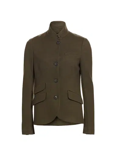 rag & bone Women's Slade Wool Jacket - Army Green - Size 14 | Thumbnail 1 rag & bone Women's Slade Wool Jacket - Army Green - Size 14 | Thumbnail 1