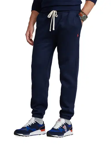 Polo Ralph Lauren Men's Cotton Fleece Athletic Pants - Cruise Navy | Thumbnail 3 Polo Ralph Lauren Men's Cotton Fleece Athletic Pants - Cruise Navy | Thumbnail 3
