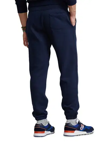 Polo Ralph Lauren Men's Cotton Fleece Athletic Pants - Cruise Navy | Thumbnail 4 Polo Ralph Lauren Men's Cotton Fleece Athletic Pants - Cruise Navy | Thumbnail 4