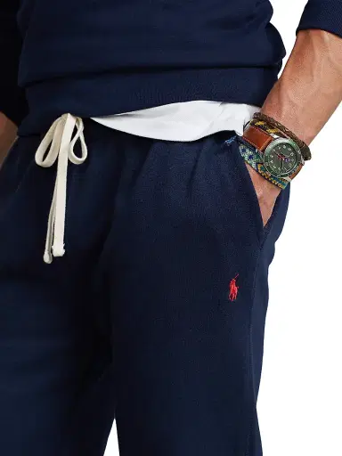 Polo Ralph Lauren Men's Cotton Fleece Athletic Pants - Cruise Navy | Thumbnail 5 Polo Ralph Lauren Men's Cotton Fleece Athletic Pants - Cruise Navy | Thumbnail 5