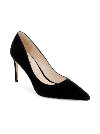 L'Agence Women's Maelle 90MM Suede Pumps - Black Suede - Size 11 | Thumbnail 2 L'Agence Women's Maelle 90MM Suede Pumps - Black Suede - Size 11 | Thumbnail 2