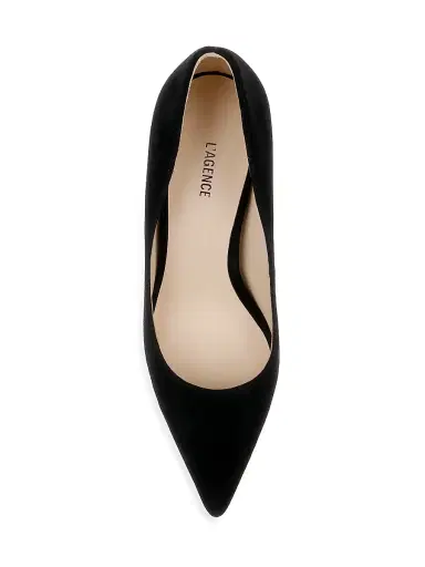L'Agence Women's Maelle 90MM Suede Pumps - Black Suede - Size 11 | Thumbnail 4 L'Agence Women's Maelle 90MM Suede Pumps - Black Suede - Size 11 | Thumbnail 4