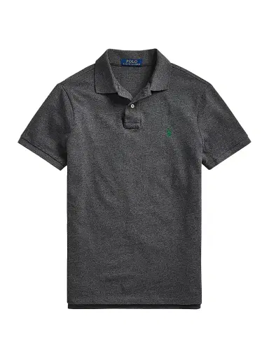 Polo Ralph Lauren Men's Mesh Classic-Fit Polo Shirt - Barclay Heather - Size XXL | Thumbnail 1