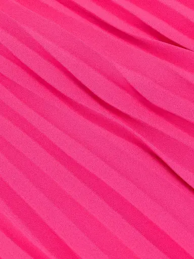 Milly Women's Haddy Pleated Minidress - Pink - Size 12 | Thumbnail 7
