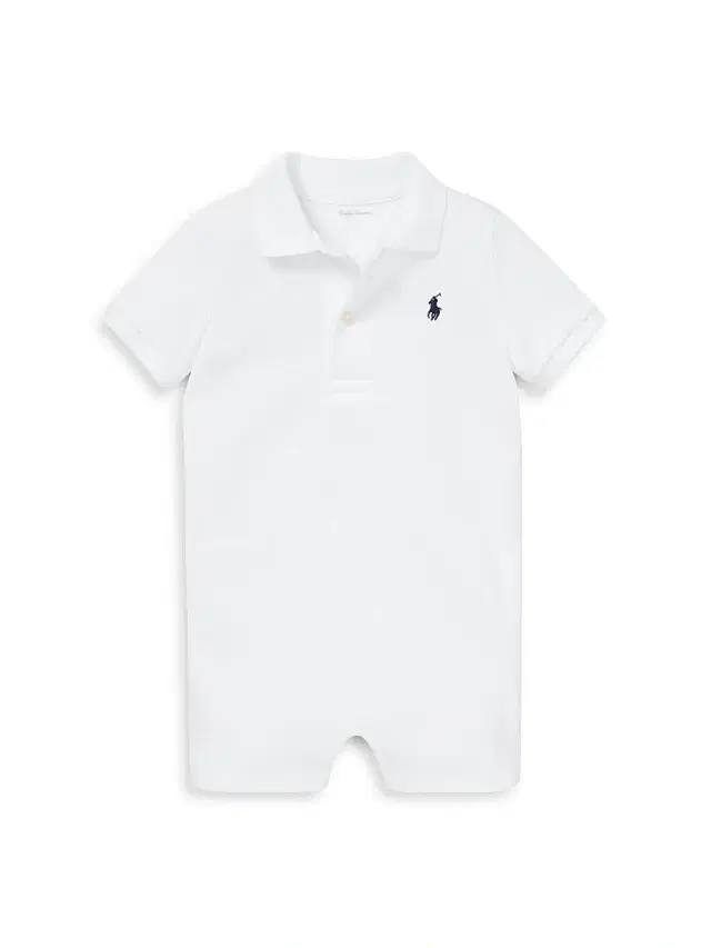 Polo Ralph Lauren Baby Boy's Shortall - White 9 Months