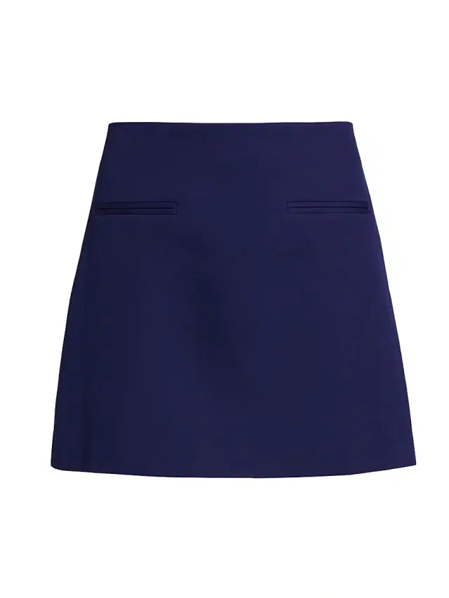 Milly Women's Cady Miniskirt - Navy