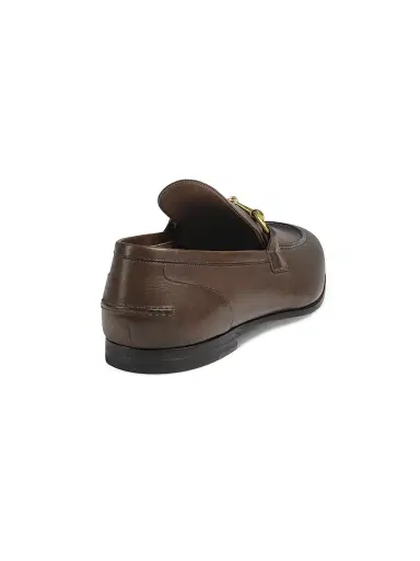 Gucci Men's Jordaan Leather Loafers - Fondente - Size 14 | Thumbnail 3