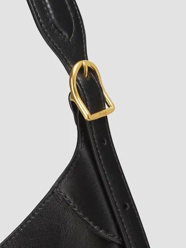 Polo Ralph Lauren Women's Polo ID Leather Shoulder Bag - Black | Thumbnail 6 Polo Ralph Lauren Women's Polo ID Leather Shoulder Bag - Black | Thumbnail 6