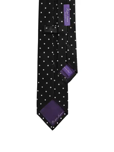 Ralph Lauren Purple Label Men's Polka Dot Tie | Thumbnail 2 Ralph Lauren Purple Label Men's Polka Dot Tie | Thumbnail 2
