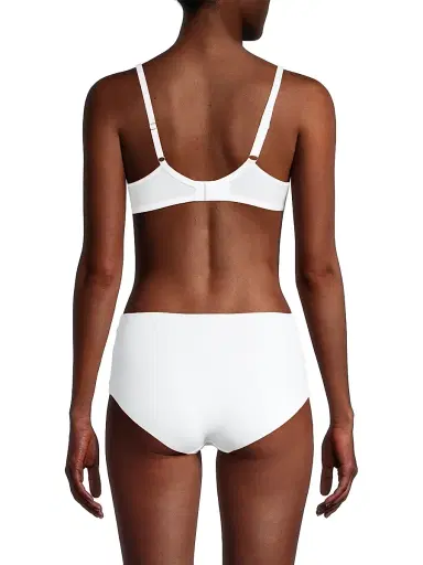 Hanro Women's Cotton Sensation Underwire Bra - White - Size 32C | Thumbnail 4