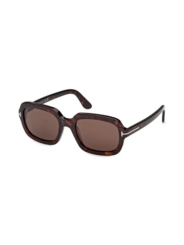 TOM FORD Women's Lana-02 53MM Square Sunglasses - Brown