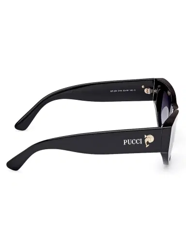 Pucci Women's Gradient 52MM Geometric Sunglasses - Blue Black | Thumbnail 7