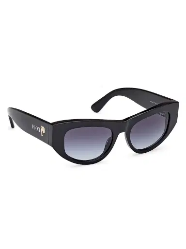 Pucci Women's Gradient 52MM Geometric Sunglasses - Blue Black | Thumbnail 8