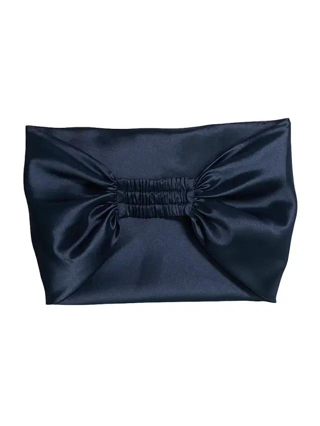 Amsale Women's Mikado Shoulder Wrap - Navy