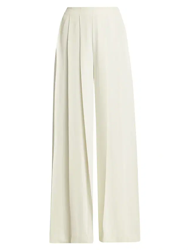 L'AGENCE Women's Nova Pleat Straight-Leg Pants -