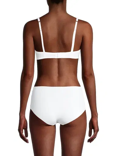 Hanro Women's Cotton Sensation Soft Cup Bra - White - Size 36E | Thumbnail 4