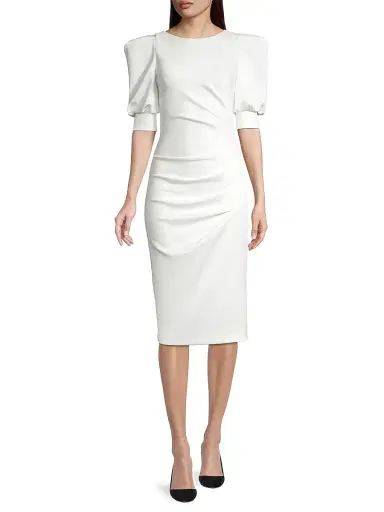 BLACK HALO Women's Zella Scoopback Cocktail Dress - Whip Cream - Size 2 | Thumbnail 2 BLACK HALO Women's Zella Scoopback Cocktail Dress - Whip Cream - Size 2 | Thumbnail 2