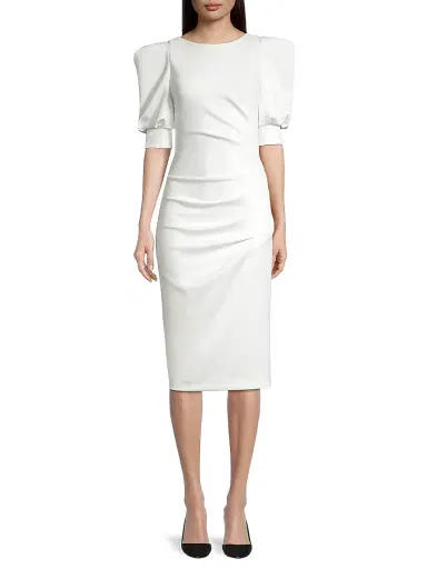 BLACK HALO Women's Zella Scoopback Cocktail Dress - Whip Cream - Size 2 | Thumbnail 3 BLACK HALO Women's Zella Scoopback Cocktail Dress - Whip Cream - Size 2 | Thumbnail 3
