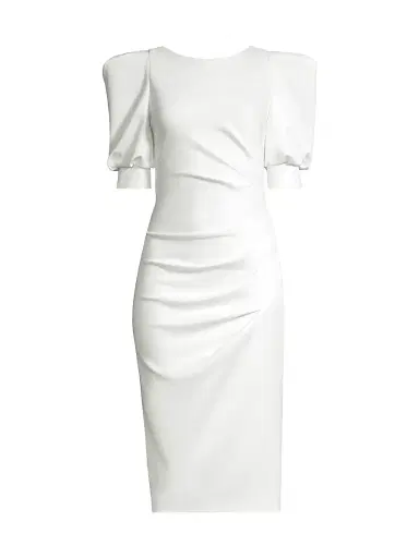 BLACK HALO Women's Zella Scoopback Cocktail Dress - Whip Cream - Size 2 | Thumbnail 1 BLACK HALO Women's Zella Scoopback Cocktail Dress - Whip Cream - Size 2 | Thumbnail 1