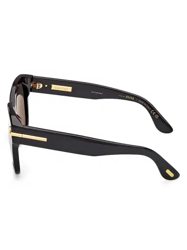 Tom Ford Women's Icon 55MM Square Sunglasses - Black | Thumbnail 3