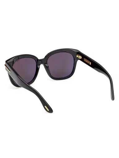 Tom Ford Women's Icon 55MM Square Sunglasses - Black | Thumbnail 4