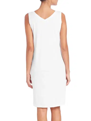 Hanro Women's Pure Essence Tank Nighgown - Blue Glow - Size XS | Thumbnail 4