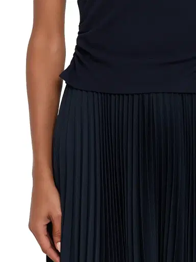 TANYA TAYLOR Women's Carly Pleated Sleeveless Midi-Dress | Thumbnail 5 TANYA TAYLOR Women's Carly Pleated Sleeveless Midi-Dress | Thumbnail 5