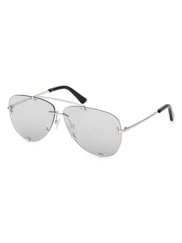 Pucci Women's 61MM Pilot Sunglasses - Black Silver
